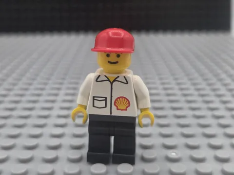 Lego Minifigure Shell - Male Jacket (SHELL009) From Gas Station Set 1254