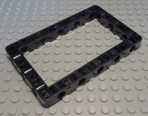 Lego Technic Perforated Beam 7x11 Black