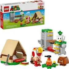 LEGO Super Mario Captain Toad’s Camp Building Toad, Goomba, & Turnip Toy (72040)