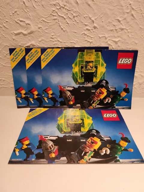 SET OF 4 LEGO System Vintage 1991 Catalogs 831917/832017 Product Booklets
