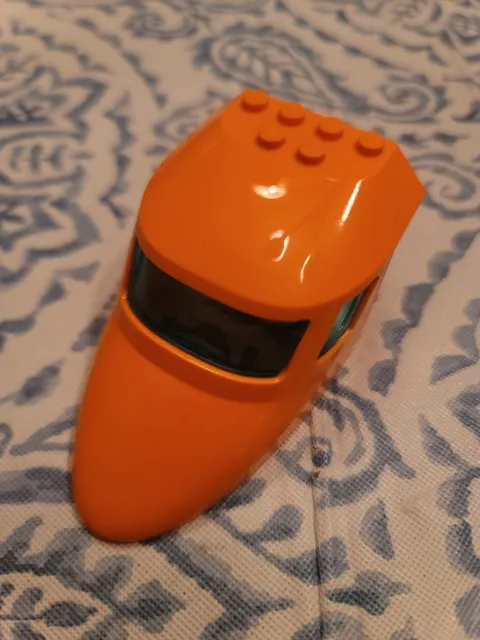 Lego Part 87613 (1pc) Airplane Fuselage w/ Orange Pane 87612