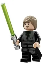 LEGO Star Wars Luke Skywalker Minifigure Jedi Gray Robe -Desert Skiff set 75396