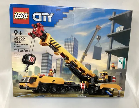LEGO CITY: Yellow Mobile Construction Crane (60409)-used