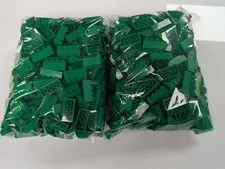 Lego Lot x600 New Green Slope 45 2 x 4   # 3037