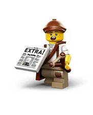 LEGO Series 24 Newspaper Kid Collectible Minifigures 71037 Retired CMF Read