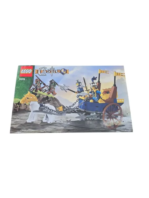Lego Castle 7078 King's Battle Chariot Instruction Manual Only