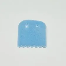 112440 LEGO Mini Doll ONLY Cape Cloth Fur Coat Scalloped Bottom Edge B. L. BLUE