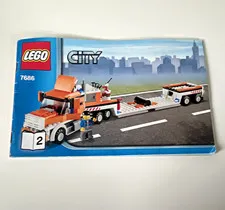 LEGO CITY Illustrated Instruction Manual Booklet 7686 Tow Truck EN DE FR JP