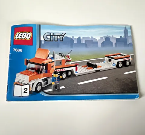 LEGO CITY Illustrated Instruction Manual Booklet 7686 Tow Truck EN DE FR JP