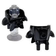 2 NEW LEGO Minifigure Armor Space with Shoulder Protection Black