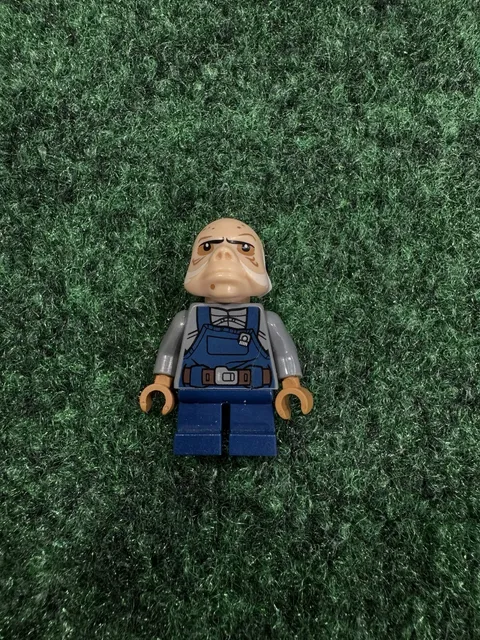 Lego Star Wars Minifigure Ugnaught Dark Blue Overalls 75137 Carbon-Freezing