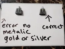 Error Misprint Paint Error LEGO Super Heroes Avengers Loki Minifigure 6868 Read*