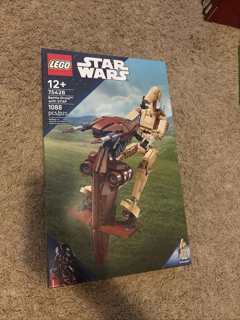 LEGO Star Wars: The Phantom Menace Battle Droid with STAP 75428 SEALED