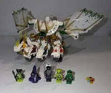LEGO 70679 NINJAGO The Ultra Dragon With Figures Mostly Complete Very Rare