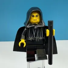 LEGO STAR WARS Emperor Palpatine Yellow Head Vintage Minifigure sw041 2000 7200
