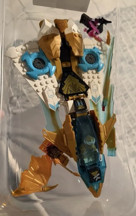 LEGO 71770 Ninjago Zane's Golden Dragon Jet Complete W/ All 3 Minifigs