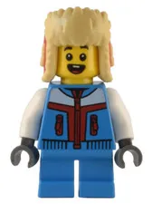 LEGO: Child Boy Dark Azure Jacket Ushanka (hol288)