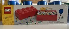 LEGO Classic 8-Stud Brick Box Storage Case Blue New in Package