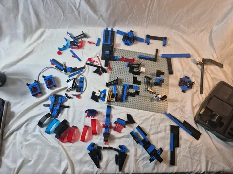 Lego Space 6955 Space Lock-Up Isolation Base Parts And Pieces Mostly Complete