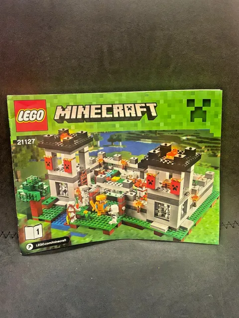 LEGO MINECRAFT 21127 Instruction Manual ONLY - THE FORTRESS