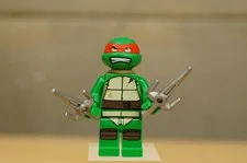 LEGO TMNT Minifigure Toy Raphael Gritted Teeth tnt008 Turtle Lair 79103