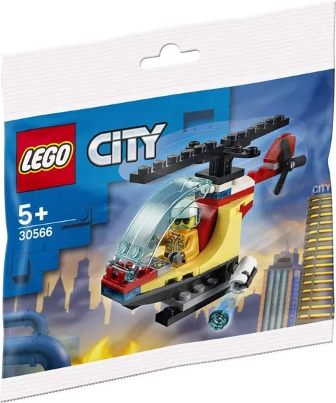 CITY LEGO Polybag Set 30566 Fire Helicopter Rare Promotional LEGO set