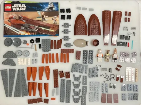 LEGO Star Wars: Geonosian Starfighter 7959 Complete with Instructions