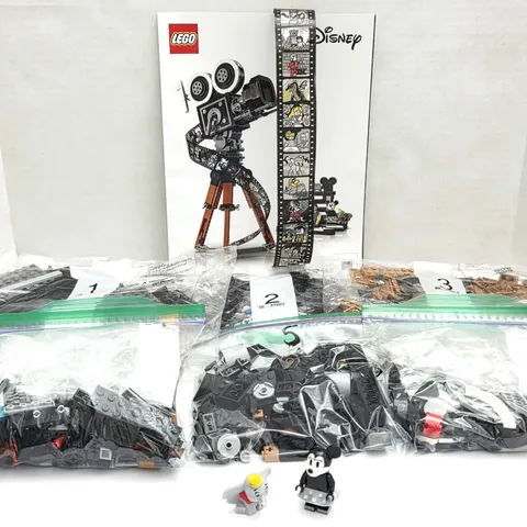 LEGO Disney 43230 Walt Disney Tribute Camera Complete Set No Box - READ DESC