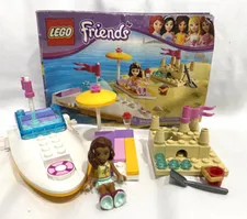 Lego 3937 Olivia's Speedboat - 2012 - Incomplete Set Replacement Pieces (NO BOX)