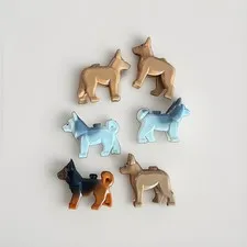 Genuine LEGO Animal Dog Husky German Shepherd Lot Mixed Figures