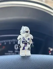 Lego Ninjago White Nindroid General Cryptor Minifigure Bricktober 2017 Used