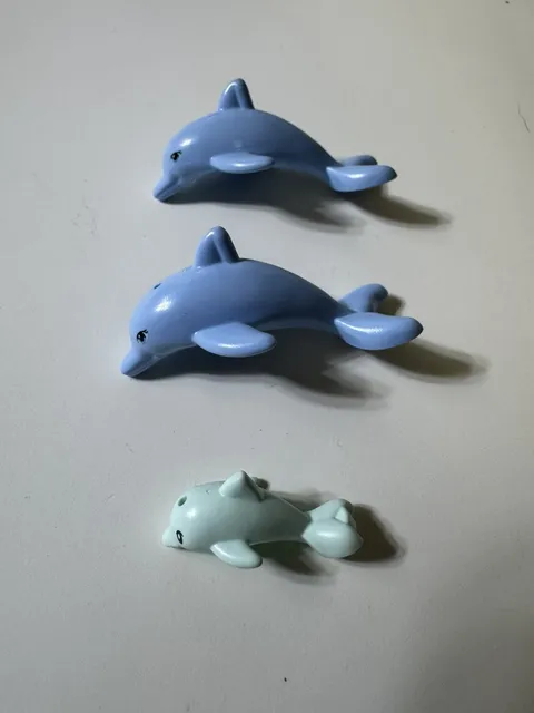 Lego Dolphins And Baby Aqua & Lg Blue Friends