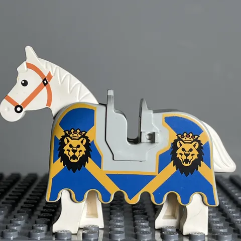 Lego Horse Blanket Saddle Pad Light Gray 2490px4 Accessories 6091 6095 6098 - 2L