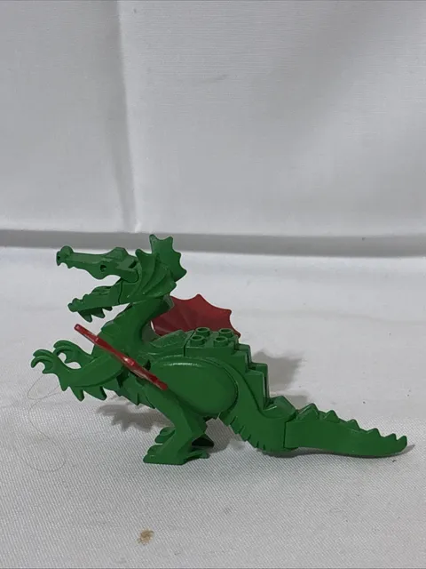 Lego Green Dragon Minifigure Red Wings 6076 / 6082 Classic Castle