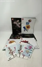 Lot Of 9 Pcs Assorted Lego Botanical Collection Building Toy Instruction Manuals