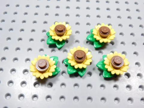 LEGO Lot of 5 Sunflower Plants BR