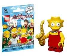 LEGO Collectible Minifigs - Rare Simpsons Series 1 71005 - Lisa Simpson - New