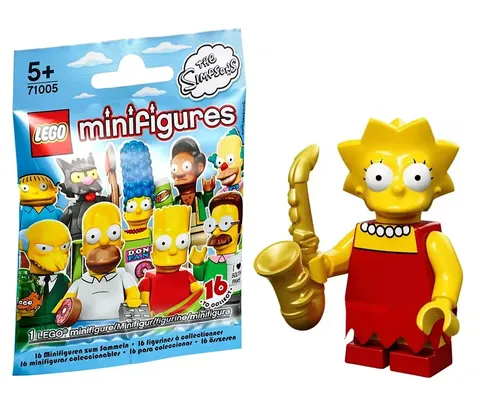 LEGO Collectible Minifigs - Rare Simpsons Series 1 71005 - Lisa Simpson - New