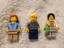 LEGO #21110 Ideas Research Institute 3 FEMALE SCIENTIST MINIFIGURES ONLY