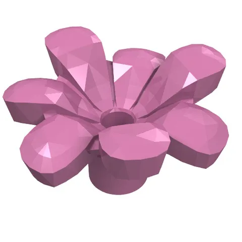 5x LEGO® Part 32606 - Plant Flower with Bar and Small Pin Hole