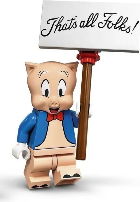 Lego CMF 71030 - Looney Tunes - Porky Pig - NEW Never Assembled