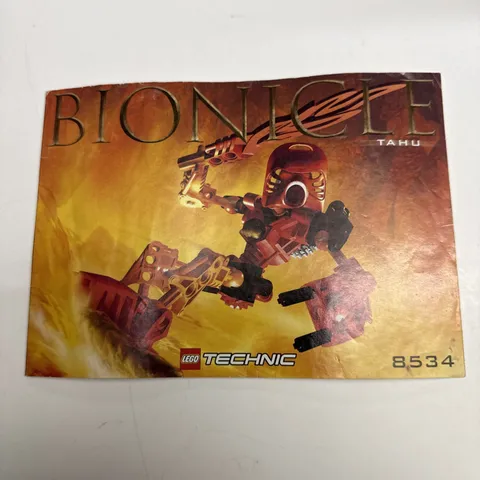 Lego Technic Bionicle 8534 Tahu Instruction Manual Booklet Only