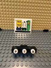 Genuine New LEGO Sticker Sheet Taxi 40468