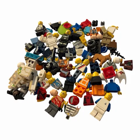 LEGO Huge Lot Of Minifigure Parts And Accessories Heads Helmets