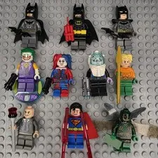 Lego DC Super Heroes Minifigures Lot and Accessories