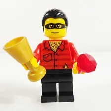 Lego Crook Vito Minifigure Red Shirt City Police 60274 cty1205