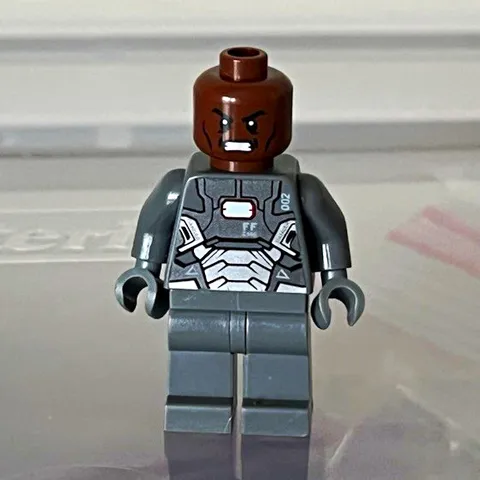 Lego War Machine Mini Figure Authentic Missing Helmet (Ships Fast)