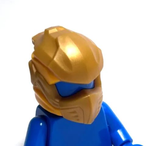 Lego - Minifigure Headgear - Gold / Light Orange, Ninja, Helmet / Mask