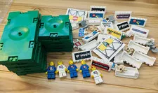 LEGO Soccer Stadium Lot, Green Baseplates w/ Player Minifigs