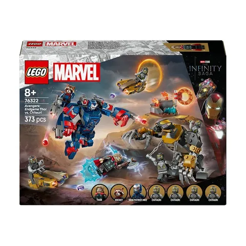 LEGO 76322 Marvel Avengers Endgame Thor vs Chitauri Battle Set
